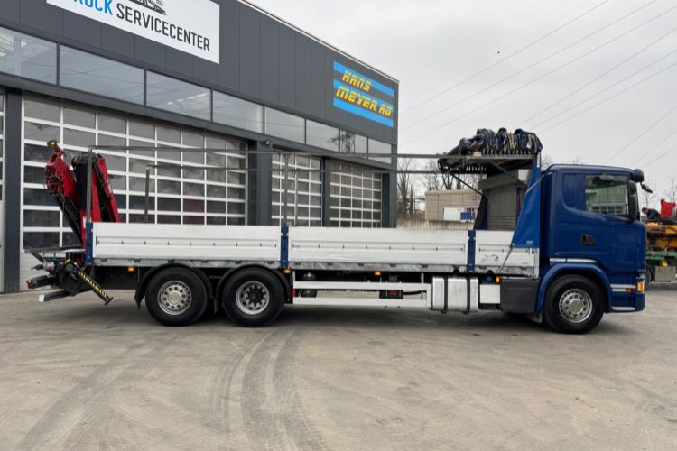 Автоманипулятор, Грузовик бортовой/ Платформа Scania G450 6x2 Hiab 122-4: фото 15