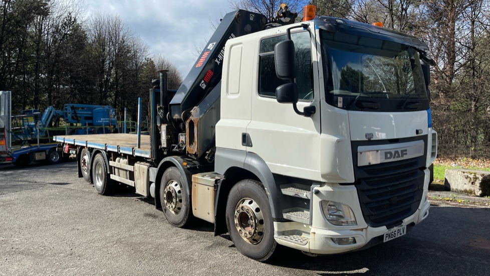 DAF CF 460 - Грузовик бортовой/ Платформа, Автоманипулятор: фото 1 DAF CF 460 - Грузовик бортовой/ Платформа, Автоманипулятор: фото 1