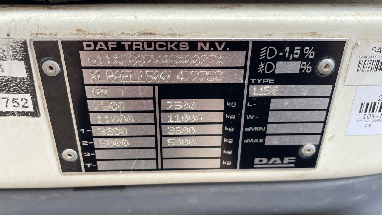 Грузовик бортовой/ Платформа DAF LF 180: фото 12
