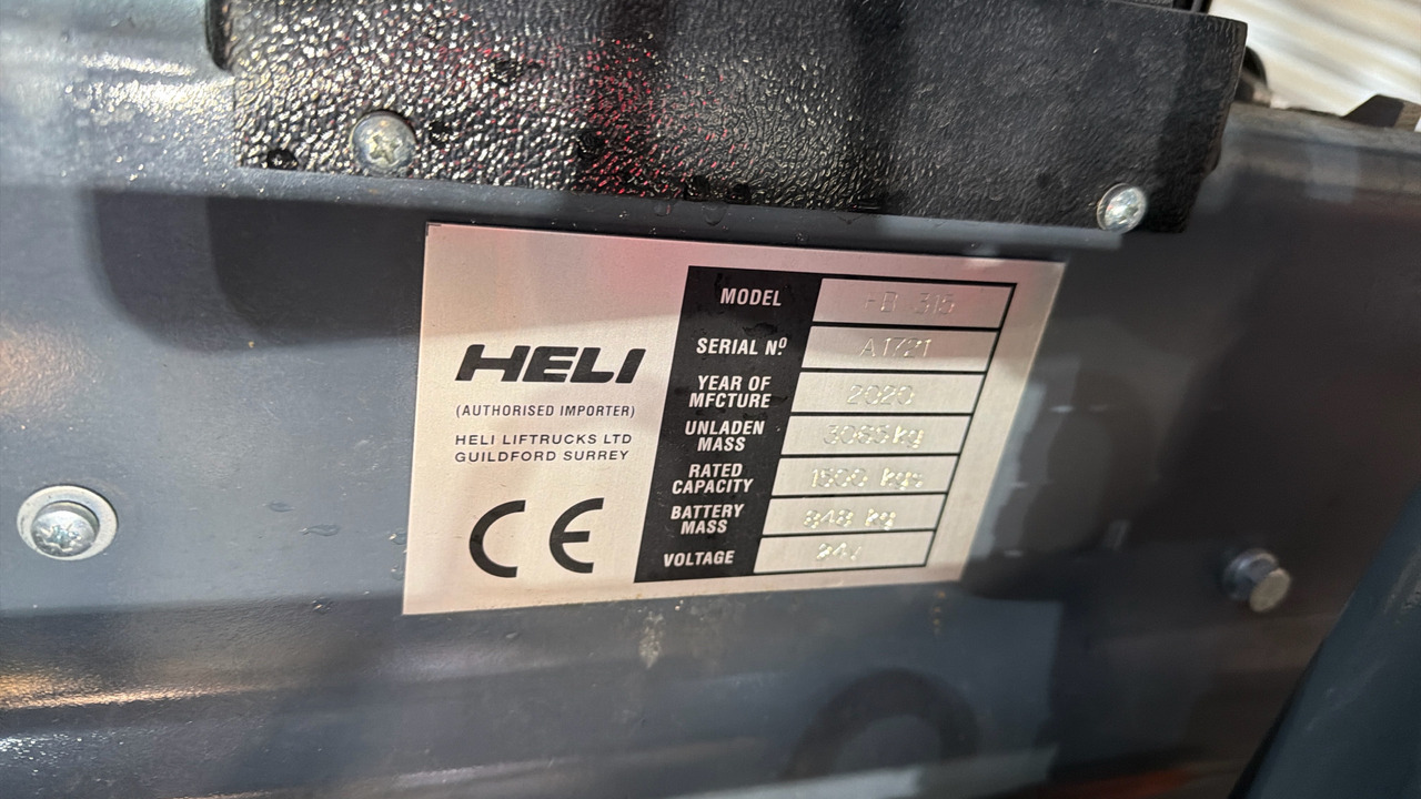 Электропогрузчик HELI FB315: фото 8 Электропогрузчик HELI FB315: фото 8