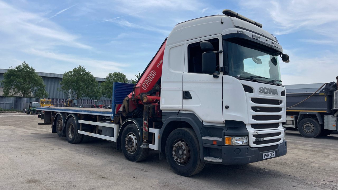 SCANIA R 450 - Грузовик бортовой/ Платформа, Автоманипулятор: фото 1 SCANIA R 450 - Грузовик бортовой/ Платформа, Автоманипулятор: фото 1