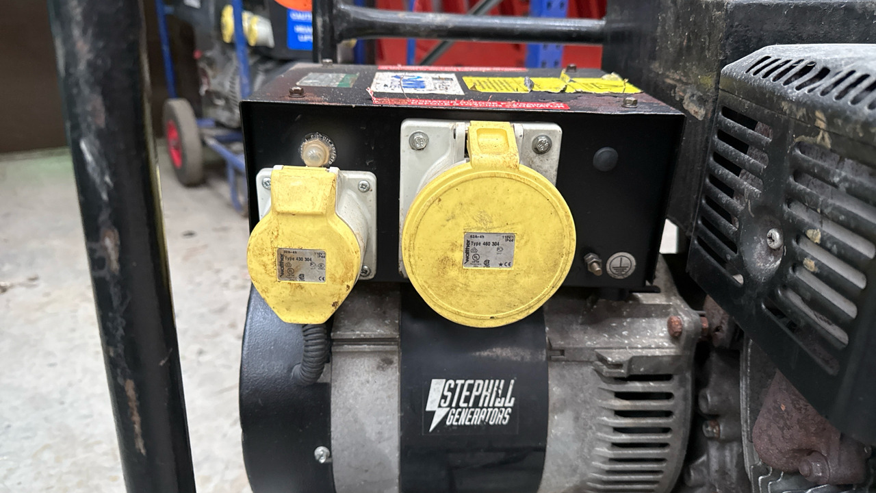 STEPHILL GENERATOR 7.5KVA, HONDA ENGINE - Строительное оборудование: фото 5 STEPHILL GENERATOR 7.5KVA, HONDA ENGINE - Строительное оборудование: фото 5