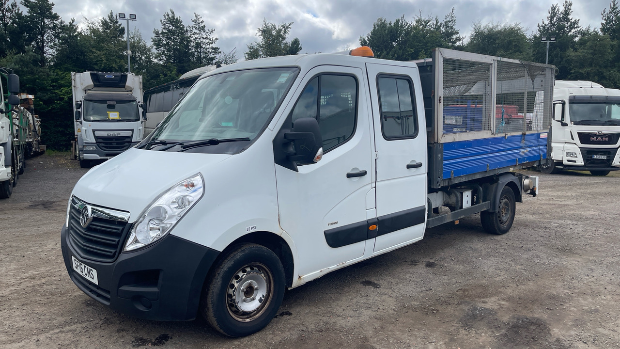 Vauxhall Movano 2.3 CDTI BiTurbo ecoFLEX H1 Crew Cab Tipper 136ps - Малотоннажный самосвал: фото 2 Vauxhall Movano 2.3 CDTI BiTurbo ecoFLEX H1 Crew Cab Tipper 136ps - Малотоннажный самосвал: фото 2