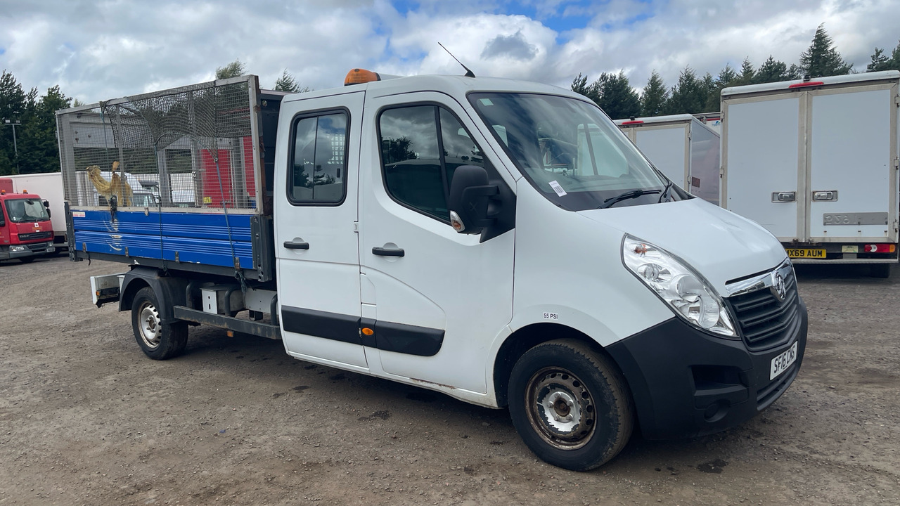 Vauxhall Movano 2.3 CDTI BiTurbo ecoFLEX H1 Crew Cab Tipper 136ps - Малотоннажный самосвал: фото 1 Vauxhall Movano 2.3 CDTI BiTurbo ecoFLEX H1 Crew Cab Tipper 136ps - Малотоннажный самосвал: фото 1