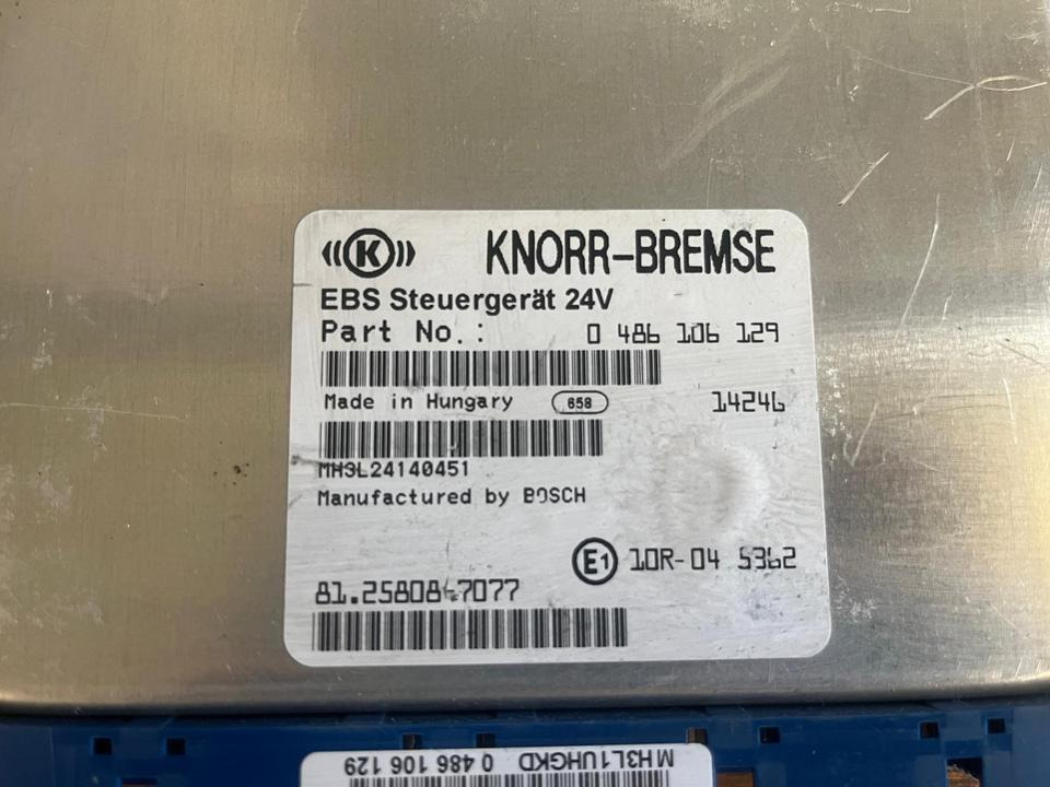 MAN Knorr-bremse EBS Steuergerät 81.25808.7077 - Блок управления для Грузовиков: фото 3 MAN Knorr-bremse EBS Steuergerät 81.25808.7077 - Блок управления для Грузовиков: фото 3
