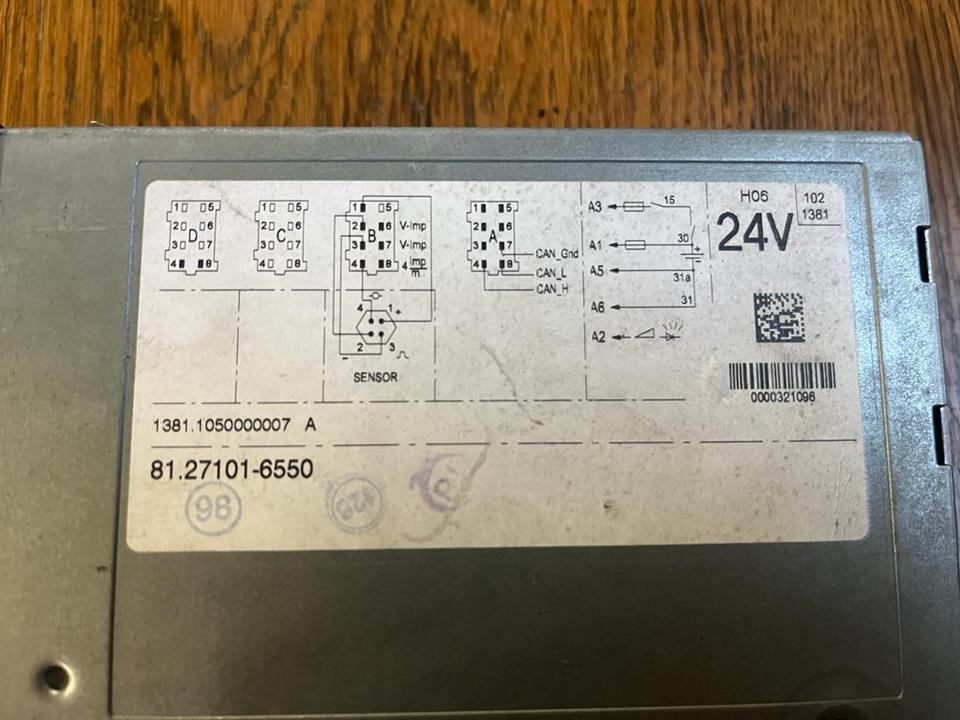 MAN TGA TGL Tachograph 81.27101-6550 - Тахограф для Грузовиков: фото 2 MAN TGA TGL Tachograph 81.27101-6550 - Тахограф для Грузовиков: фото 2