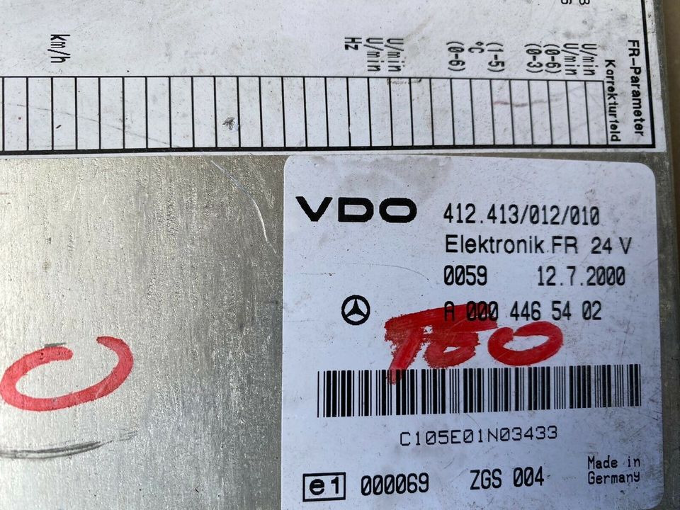 Mercedes Atego Elektronik FR Steuergerät VDO A 000 446 54 02 - Блок управления для Грузовиков: фото 2 Mercedes Atego Elektronik FR Steuergerät VDO A 000 446 54 02 - Блок управления для Грузовиков: фото 2