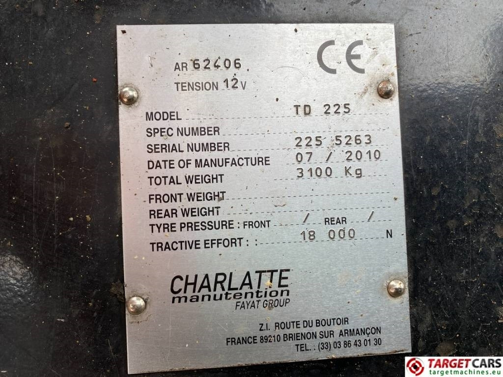 Складской тягач Charlatte TD225 Diesel Tow Truck Tractor 18T capacity: фото 11 Складской тягач Charlatte TD225 Diesel Tow Truck Tractor 18T capacity: фото 11