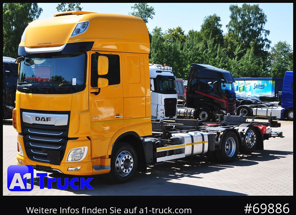 Грузовик-контейнеровоз/ Сменный кузов DAF XF 480, MultiBDF, 7,45, Standklima, LBW,: фото 13