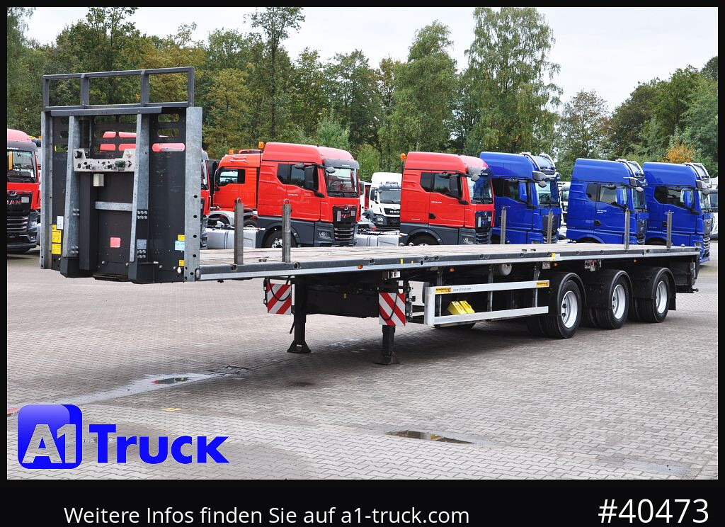 Полуприцеп бортовой/ Платформа FAYMONVILLE F-S43-1AAF Telemax,3 zwangs gelenkt, Lenkachse: фото 13