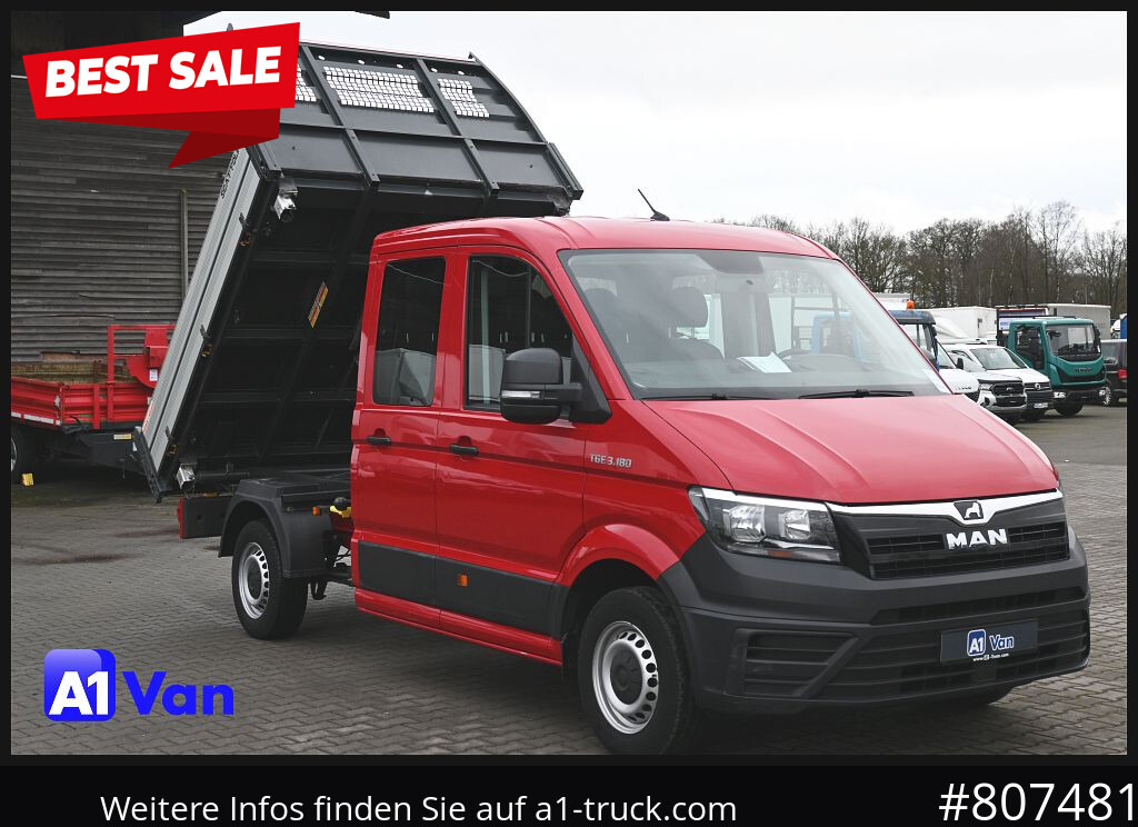 MAN TGE 3.180 Doka Kipper,Klima, AHK, Tüv Neu - Грузовик: фото 1 MAN TGE 3.180 Doka Kipper,Klima, AHK, Tüv Neu - Грузовик: фото 1