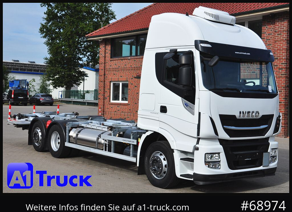 IVECO AS260SY-46 BDF LNG LBW Lenkachse Steering - Грузовик-контейнеровоз/ Сменный кузов: фото 1 IVECO AS260SY-46 BDF LNG LBW Lenkachse Steering - Грузовик-контейнеровоз/ Сменный кузов: фото 1