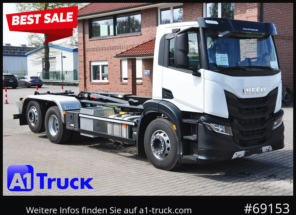 IVECO X-Way AD 420 Hiab 21S59 Lenk- Liftachse, Garantie - Крюковой мультилифт: фото 1 IVECO X-Way AD 420 Hiab 21S59 Lenk- Liftachse, Garantie - Крюковой мультилифт: фото 1