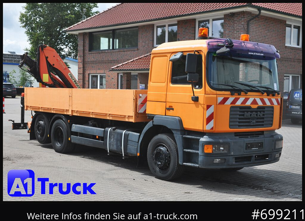 MAN MAN F 2000 26.464 Intarder Kran PK 15.500 Funk, - Грузовик бортовой/ Платформа, Автоманипулятор: фото 1 MAN MAN F 2000 26.464 Intarder Kran PK 15.500 Funk, - Грузовик бортовой/ Платформа, Автоманипулятор: фото 1