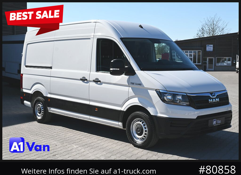 MAN TGE 3.140, Klima, Tachograph, AHK - Цельнометаллический фургон: фото 1 MAN TGE 3.140, Klima, Tachograph, AHK - Цельнометаллический фургон: фото 1