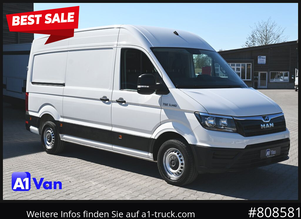 MAN TGE 3.140, Klima, Tachograph, AHK - Цельнометаллический фургон: фото 1 MAN TGE 3.140, Klima, Tachograph, AHK - Цельнометаллический фургон: фото 1