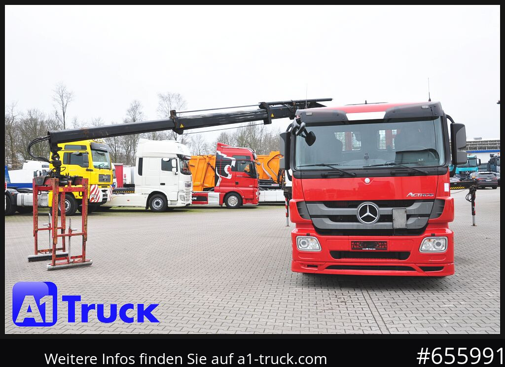 Грузовик бортовой/ Платформа, Автоманипулятор MERCEDES-BENZ Actros 2546 MP 3, HIAB Kran, Lift-Lenkachse,: фото 13