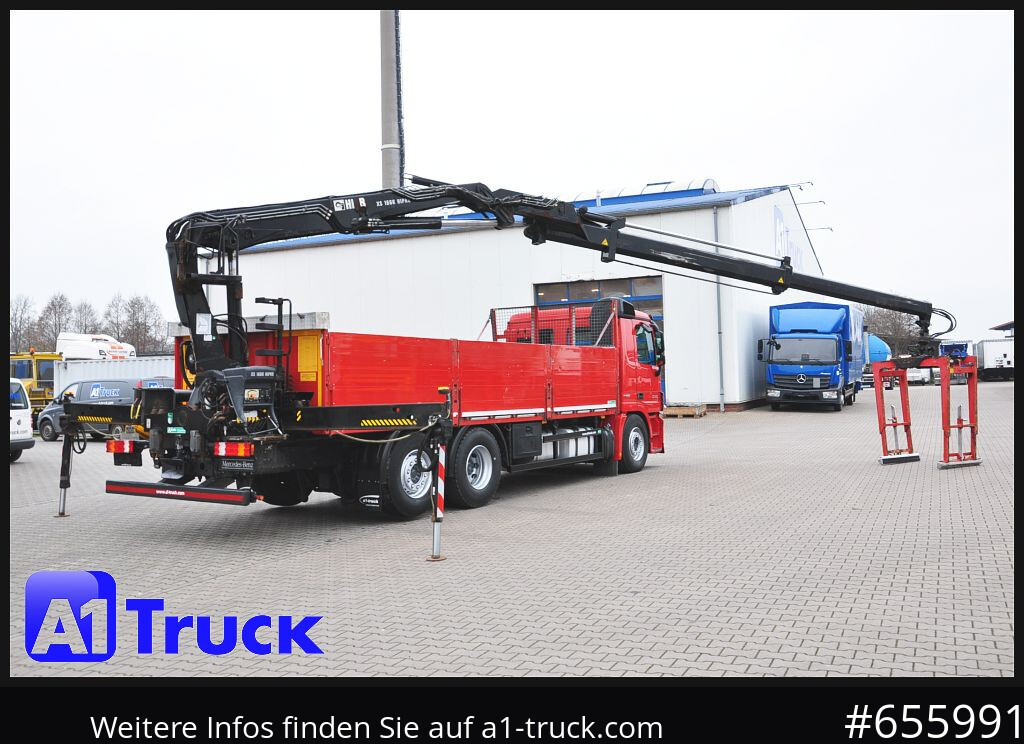 Грузовик бортовой/ Платформа, Автоманипулятор MERCEDES-BENZ Actros 2546 MP 3, HIAB Kran, Lift-Lenkachse,: фото 8