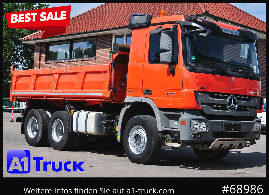 MERCEDES-BENZ Actros 2655 ,V8, 6x4 Meiller Klima , EPS - Самосвал: фото 1 MERCEDES-BENZ Actros 2655 ,V8, 6x4 Meiller Klima , EPS - Самосвал: фото 1