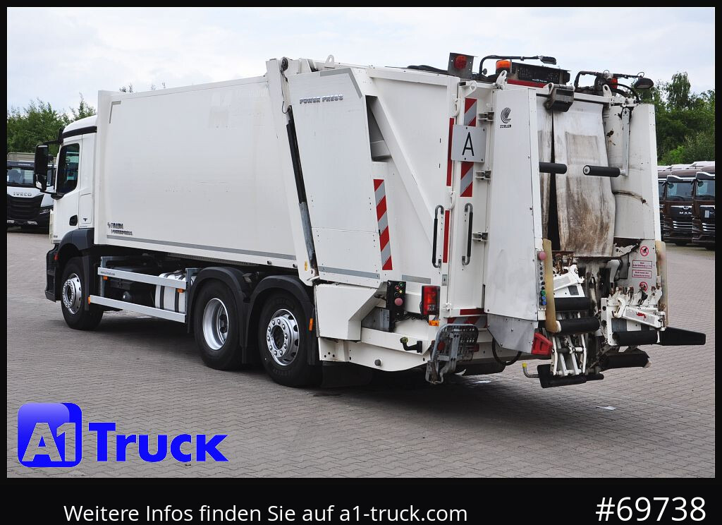 Мусоровоз для транспортировки мусора MERCEDES-BENZ Antos 2532 Faun Powerpress II Zöller Detla 2301,: фото 11