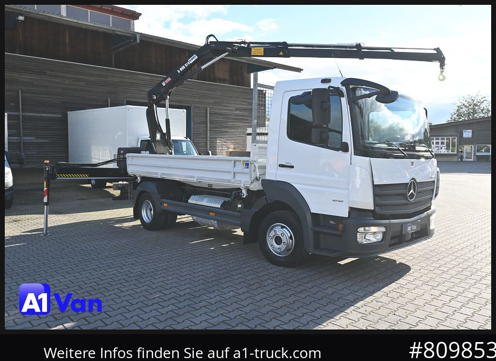 MERCEDES-BENZ Atego 816 Kipper Kran, Hiab, AHK, Klima - Самосвал, Автоманипулятор: фото 1 MERCEDES-BENZ Atego 816 Kipper Kran, Hiab, AHK, Klima - Самосвал, Автоманипулятор: фото 1