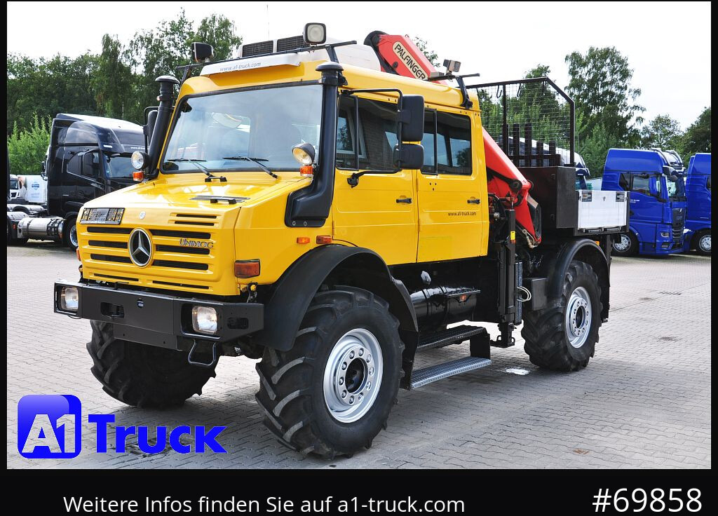 Автоманипулятор MERCEDES-BENZ Unimog U 5000 437/45 Kran Doka 6 Sitze: фото 11