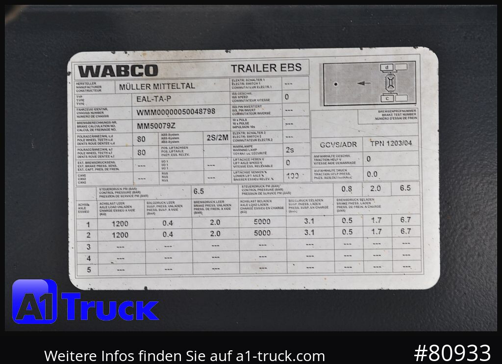 MUELLER-MITTELTAL Müller-Mitteltal EAL- TA- P Pritsche Plane - Тентованный прицеп: фото 2 MUELLER-MITTELTAL Müller-Mitteltal EAL- TA- P Pritsche Plane - Тентованный прицеп: фото 2