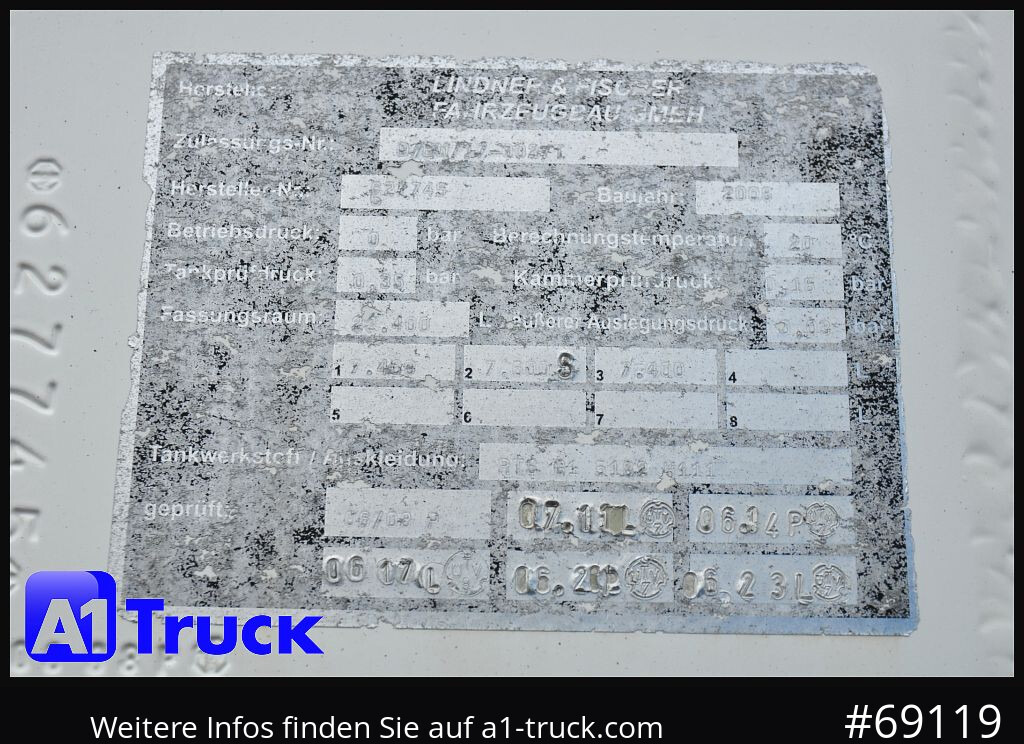 Oben-Untenbef. 22.400 Ltr. 3 KA - Прицеп-цистерна: фото 3 Oben-Untenbef. 22.400 Ltr. 3 KA - Прицеп-цистерна: фото 3