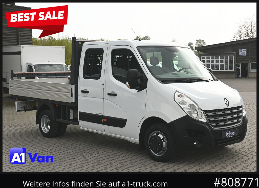 RENAULT Master Pritsche Doka, AHK 3,5Tonnen , Klima, Luftfederung - Малотоннажный бортовой грузовик: фото 1 RENAULT Master Pritsche Doka, AHK 3,5Tonnen , Klima, Luftfederung - Малотоннажный бортовой грузовик: фото 1