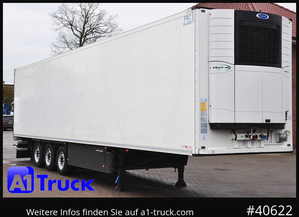 SCHMITZ SKO FP45, Blumenbreite, Carrier 1950. - Полуприцеп-рефрижератор: фото 1 SCHMITZ SKO FP45, Blumenbreite, Carrier 1950. - Полуприцеп-рефрижератор: фото 1