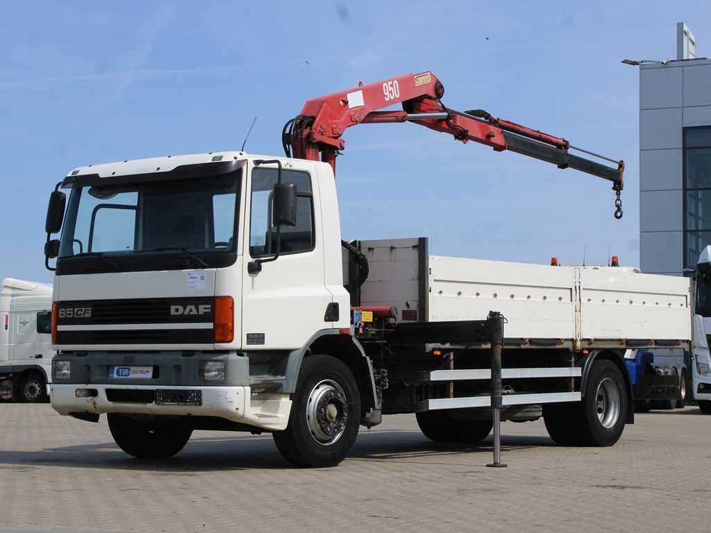 DAF CF 240, CRANE HMF 953 K2, PNEU 80% - Грузовик бортовой/ Платформа, Автоманипулятор: фото 1 DAF CF 240, CRANE HMF 953 K2, PNEU 80% - Грузовик бортовой/ Платформа, Автоманипулятор: фото 1
