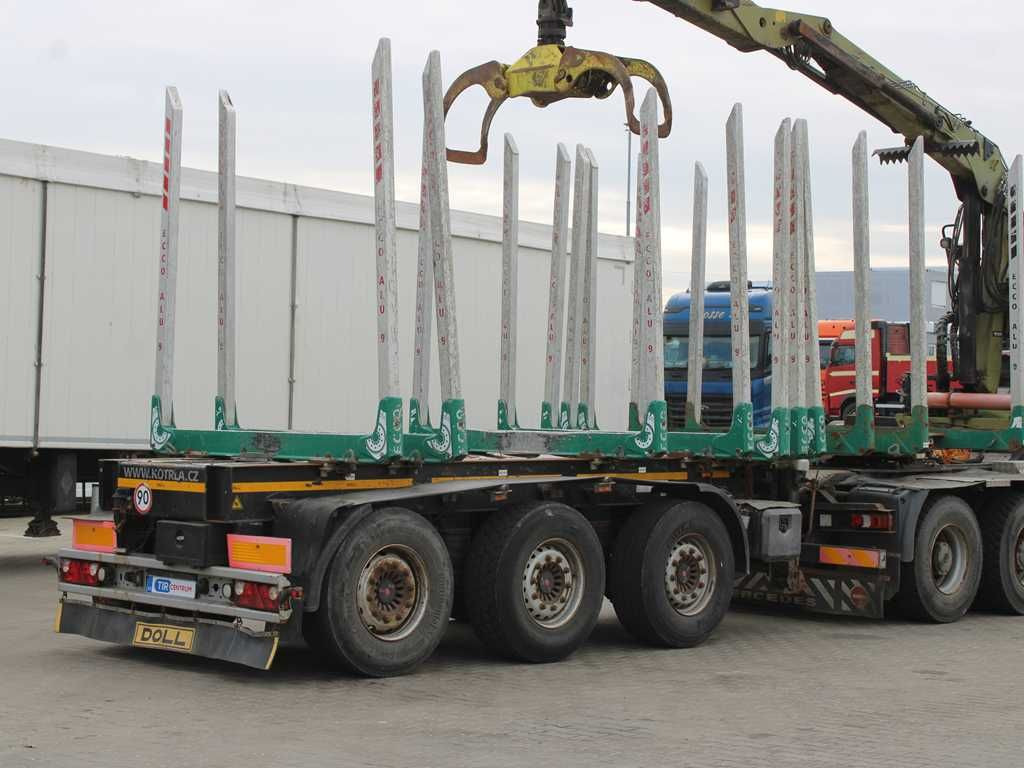 DOLL H3S-14H9, SAF, 2X LIFTING AXLE, EXPANDABLE - Полуприцеп лесовоз: фото 3 DOLL H3S-14H9, SAF, 2X LIFTING AXLE, EXPANDABLE - Полуприцеп лесовоз: фото 3
