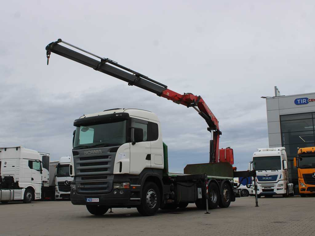 Scania R 500, 6X2, EURO 4, OPTICRUISE, HYDRAULIC ARM FASSI F220A.23 - Другая техника: фото 1 Scania R 500, 6X2, EURO 4, OPTICRUISE, HYDRAULIC ARM FASSI F220A.23 - Другая техника: фото 1