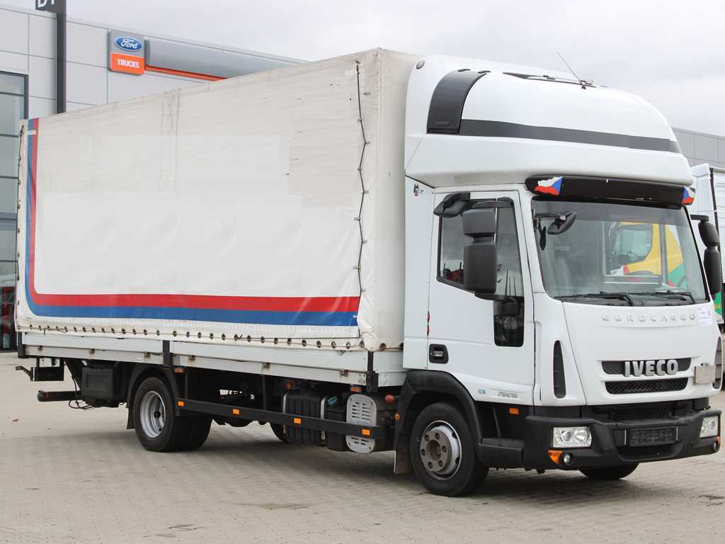 Iveco EUROCARGO 75E18, HYDRAULIC FRONT, SLEEPING BODY, SIDE - Тентованный грузовик: фото 3 Iveco EUROCARGO 75E18, HYDRAULIC FRONT, SLEEPING BODY, SIDE - Тентованный грузовик: фото 3