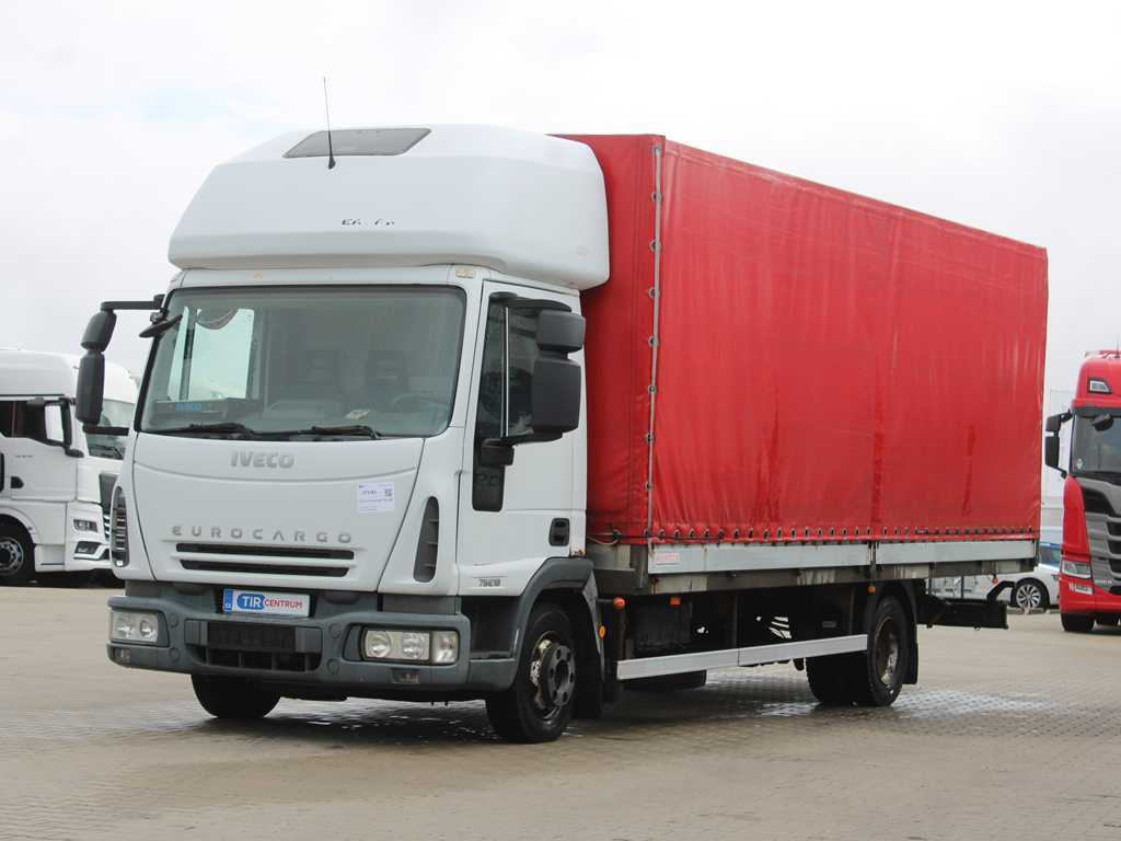 Iveco EUROCARGO ML 75E18, EURO 4, SIDE PANEL, SLEEPING BODY - Тентованный грузовик: фото 1 Iveco EUROCARGO ML 75E18, EURO 4, SIDE PANEL, SLEEPING BODY - Тентованный грузовик: фото 1
