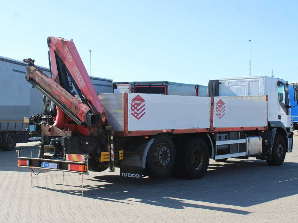 Iveco STRALIS 400, 6X2, EURO 3, HYDRAULIC ARM FASSI F110 - Грузовик бортовой/ Платформа, Автоманипулятор: фото 4 Iveco STRALIS 400, 6X2, EURO 3, HYDRAULIC ARM FASSI F110 - Грузовик бортовой/ Платформа, Автоманипулятор: фото 4