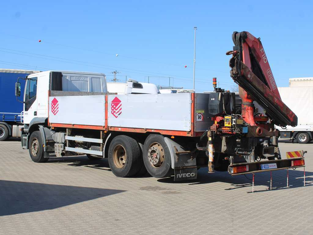 Iveco STRALIS 400, 6X2, EURO 3, HYDRAULIC ARM FASSI F110 - Грузовик бортовой/ Платформа, Автоманипулятор: фото 5 Iveco STRALIS 400, 6X2, EURO 3, HYDRAULIC ARM FASSI F110 - Грузовик бортовой/ Платформа, Автоманипулятор: фото 5