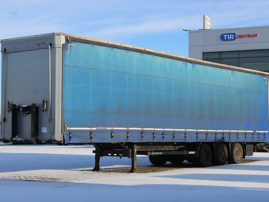 Kögel S24-1, LOWDECK, LIFTING AXLE, SAF, LIFTING ROOF - Тентованный полуприцеп: фото 1 Kögel S24-1, LOWDECK, LIFTING AXLE, SAF, LIFTING ROOF - Тентованный полуприцеп: фото 1