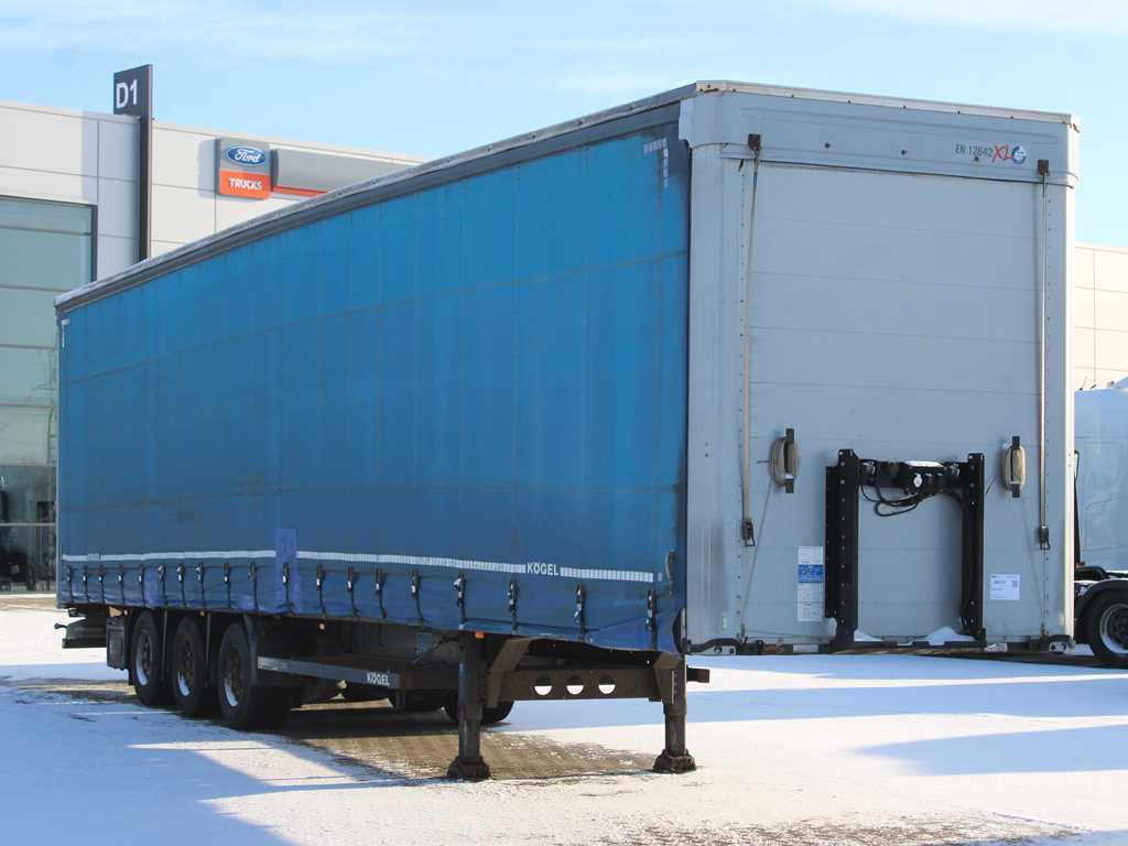 Kögel S24-1, LOWDECK, LIFTING AXLE, SAF, LIFTING ROOF - Тентованный полуприцеп: фото 3 Kögel S24-1, LOWDECK, LIFTING AXLE, SAF, LIFTING ROOF - Тентованный полуприцеп: фото 3