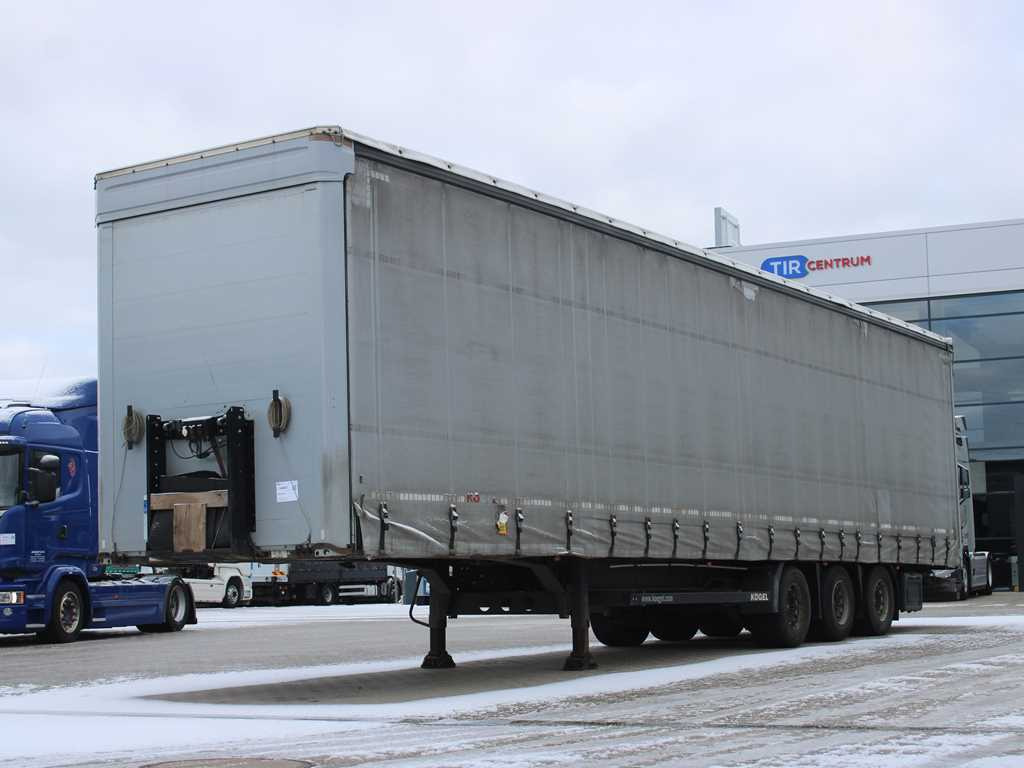 Kögel S24-1, LOWDECK, LIFTING AXLE, SAF, LIFTING ROOF - Тентованный полуприцеп: фото 1 Kögel S24-1, LOWDECK, LIFTING AXLE, SAF, LIFTING ROOF - Тентованный полуприцеп: фото 1