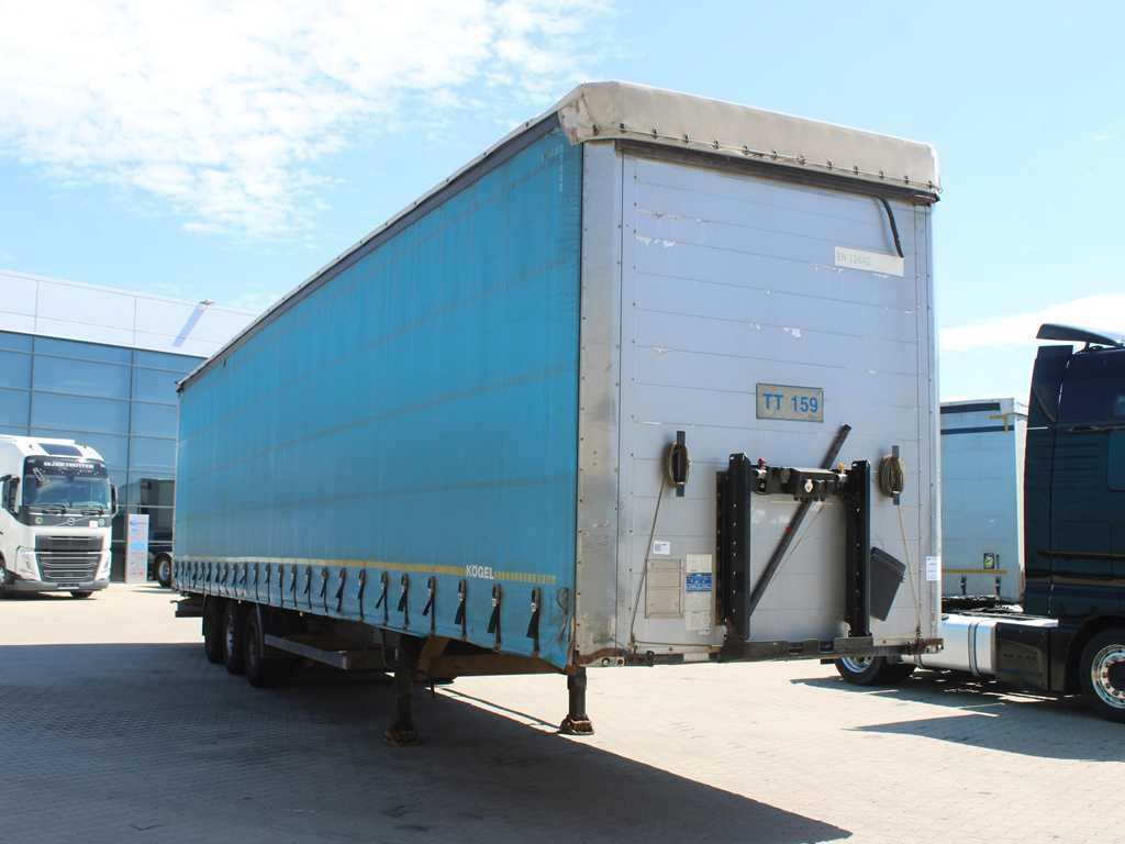 Kögel SN 24, LOWDECK, LIFT AXLE, MULTILOCK, SAF - Тентованный полуприцеп: фото 3 Kögel SN 24, LOWDECK, LIFT AXLE, MULTILOCK, SAF - Тентованный полуприцеп: фото 3