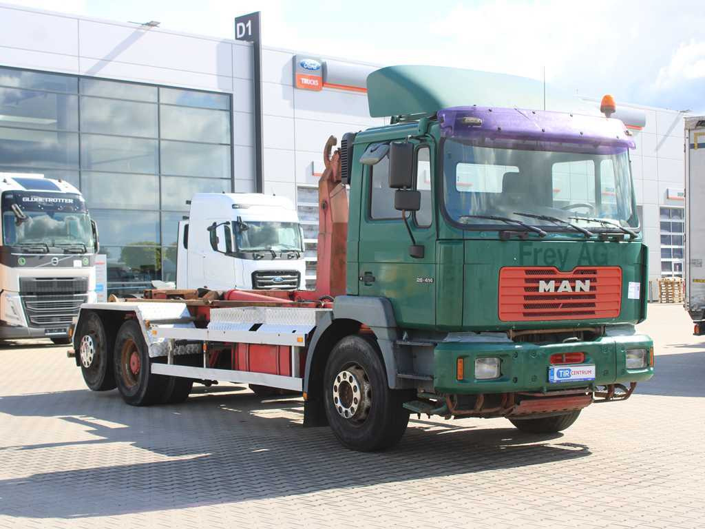 MAN 26.414, EURO 3, 6X2, LIFT AXLE, HOOK CARRIER FOR CONTAINERS - Крюковой мультилифт: фото 3 MAN 26.414, EURO 3, 6X2, LIFT AXLE, HOOK CARRIER FOR CONTAINERS - Крюковой мультилифт: фото 3