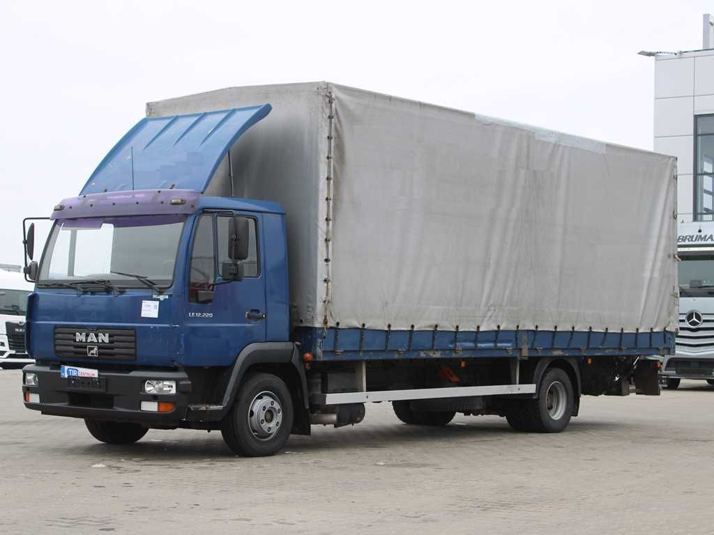 MAN LE 12.220, EURO 6, TAIL LIFT, PNEU 80% - Тентованный грузовик: фото 1 MAN LE 12.220, EURO 6, TAIL LIFT, PNEU 80% - Тентованный грузовик: фото 1