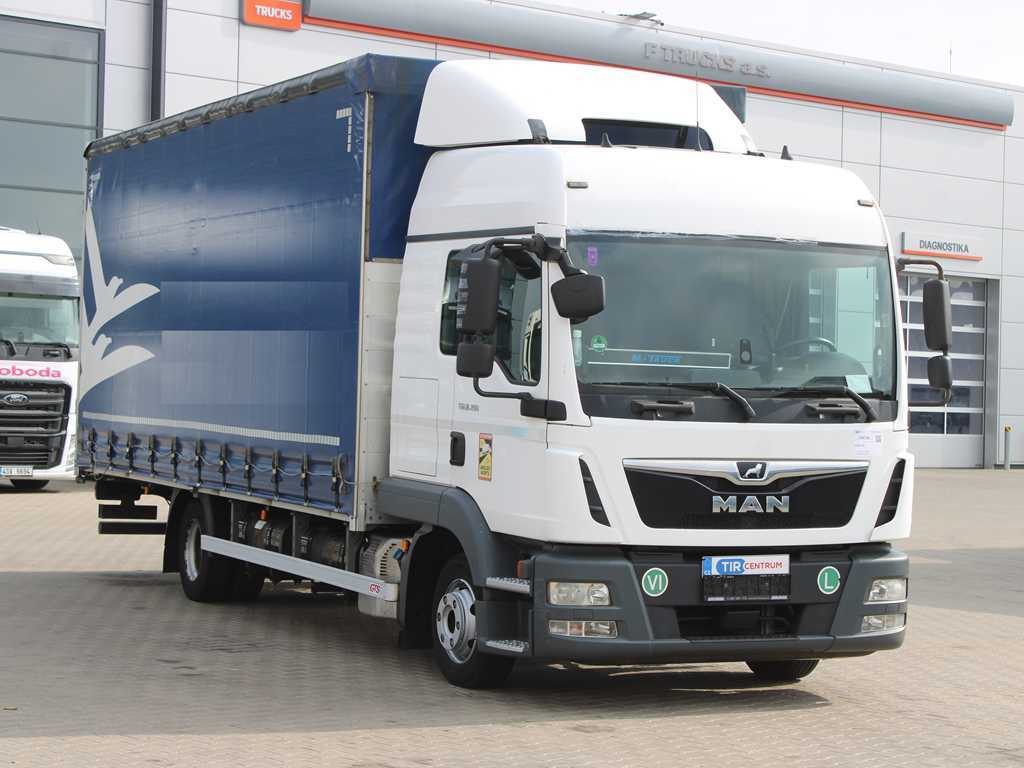 MAN TGL 8.190, EURO 6, TIRES 80% - Тентованный грузовик: фото 3 MAN TGL 8.190, EURO 6, TIRES 80% - Тентованный грузовик: фото 3