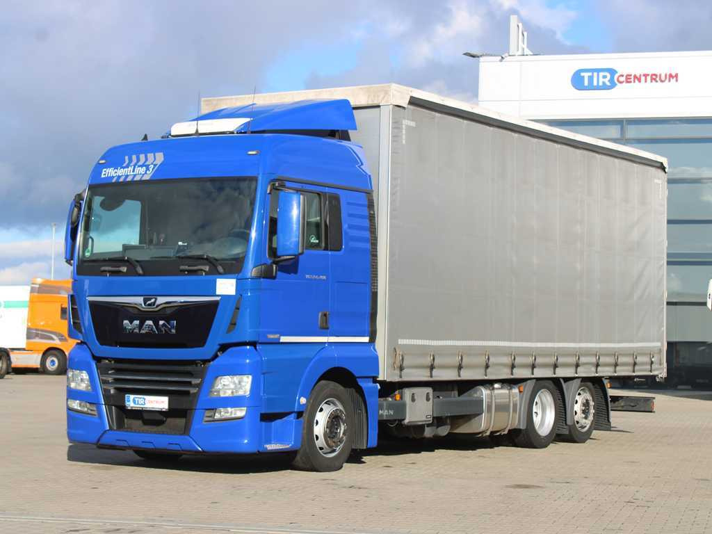 MAN TGX 24.460, EURO 6, 6X2, INDEPENDENT AIR CONDITIONING, AIR SUSPENSION - Тентованный грузовик: фото 1 MAN TGX 24.460, EURO 6, 6X2, INDEPENDENT AIR CONDITIONING, AIR SUSPENSION - Тентованный грузовик: фото 1