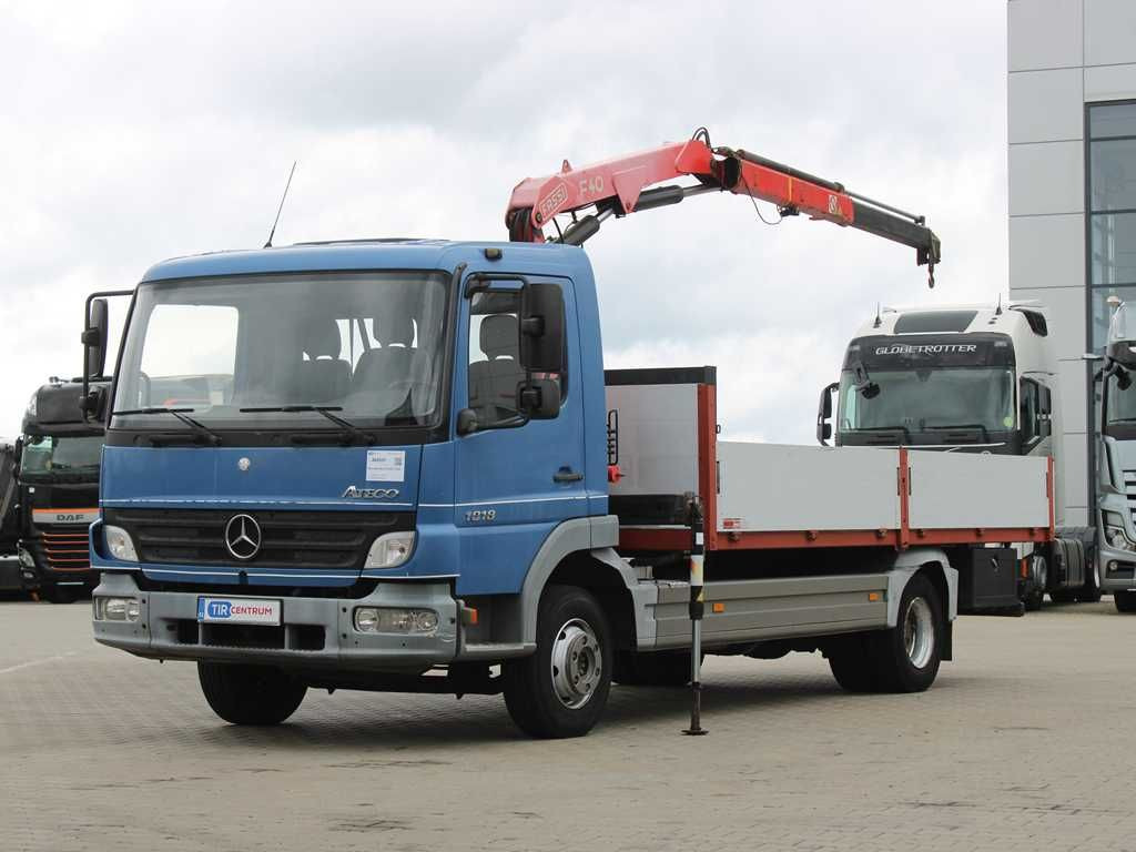Mercedes-Benz ATEGO 1018, EURO 3, CRANE FASSI F40A.21 - Грузовик бортовой/ Платформа, Автоманипулятор: фото 1 Mercedes-Benz ATEGO 1018, EURO 3, CRANE FASSI F40A.21 - Грузовик бортовой/ Платформа, Автоманипулятор: фото 1