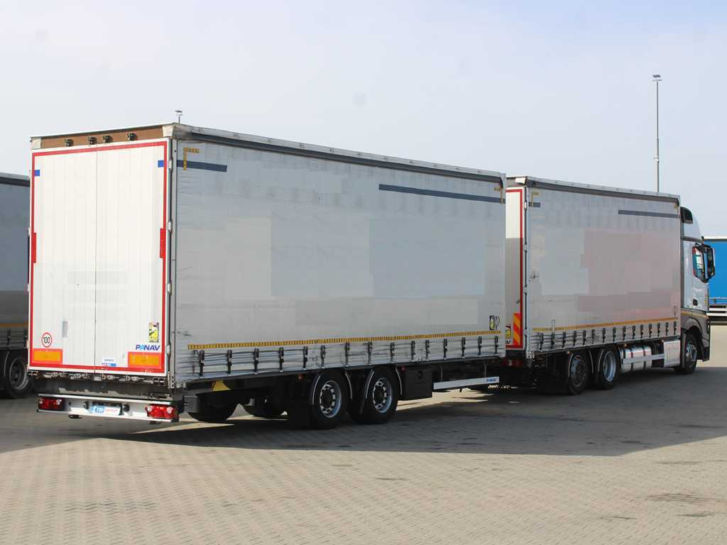 Mercedes-Benz Actros 2542, 6X2, EURO 6, AIR SUSPENSION + PANAV TV018H - Тентованный грузовик: фото 4 Mercedes-Benz Actros 2542, 6X2, EURO 6, AIR SUSPENSION + PANAV TV018H - Тентованный грузовик: фото 4