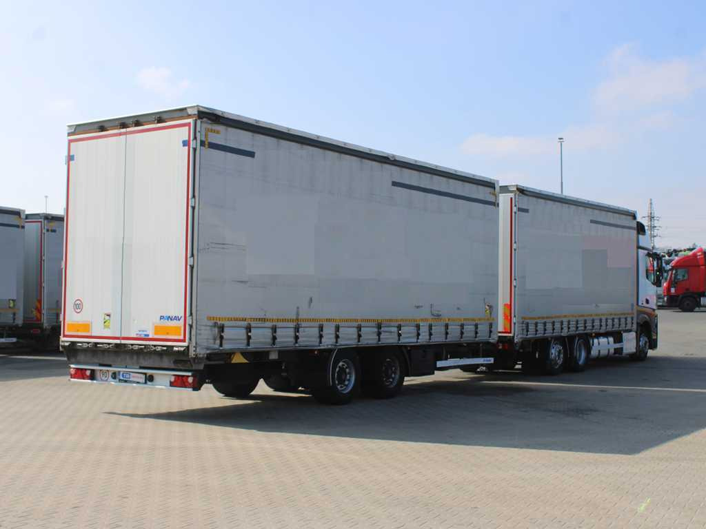 Mercedes-Benz Actros 2542, EURO 6, 6X2, AIR SUSPENSION + PANAV TV018M - Тентованный грузовик: фото 4 Mercedes-Benz Actros 2542, EURO 6, 6X2, AIR SUSPENSION + PANAV TV018M - Тентованный грузовик: фото 4