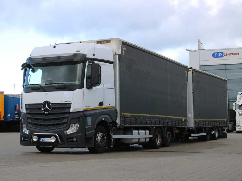 Mercedes-Benz Actros 2545, TRANZIT SET, LIFTING AXLE, EURO 6 - Тентованный грузовик: фото 1 Mercedes-Benz Actros 2545, TRANZIT SET, LIFTING AXLE, EURO 6 - Тентованный грузовик: фото 1