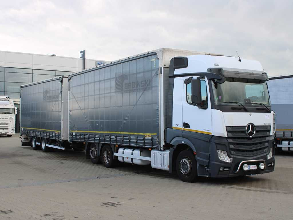 Mercedes-Benz Actros 2545, TRANZIT SET, LIFTING AXLE, EURO 6 - Тентованный грузовик: фото 2 Mercedes-Benz Actros 2545, TRANZIT SET, LIFTING AXLE, EURO 6 - Тентованный грузовик: фото 2